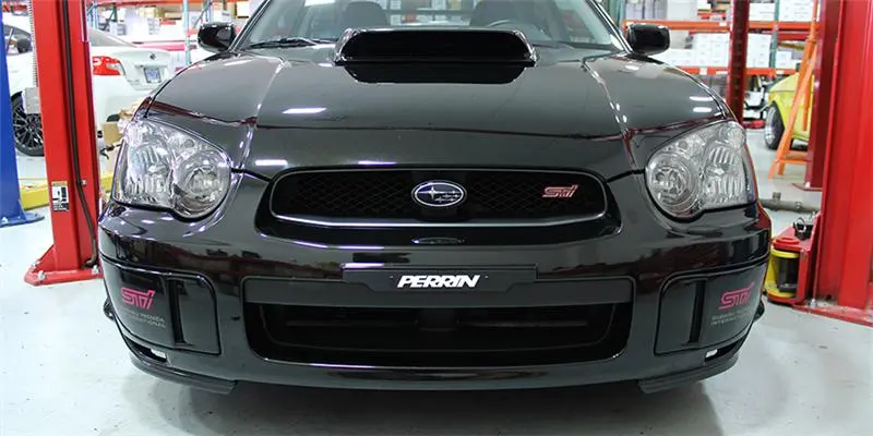 Perrin 02-05 Subaru Wrx/Sti/Impreza License Plate Delete - Black 1