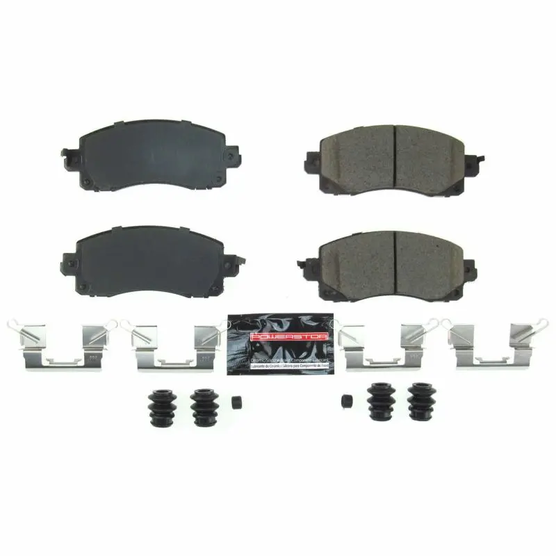 Power Stop 18-19 Subaru Crosstrek Front Z23 Evolution Sport Brake Pads W/Hardware 1