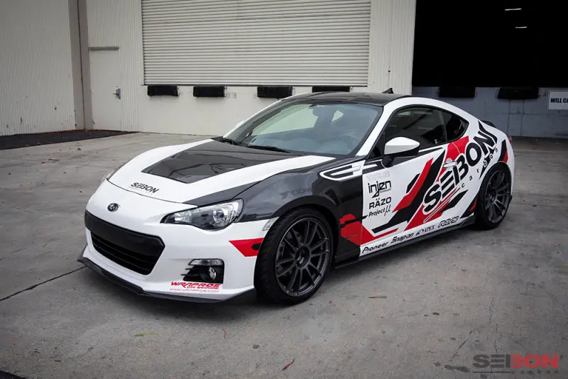 Seibon 12-13 Brz/Frs Dv Carbon Fiber Hood 1