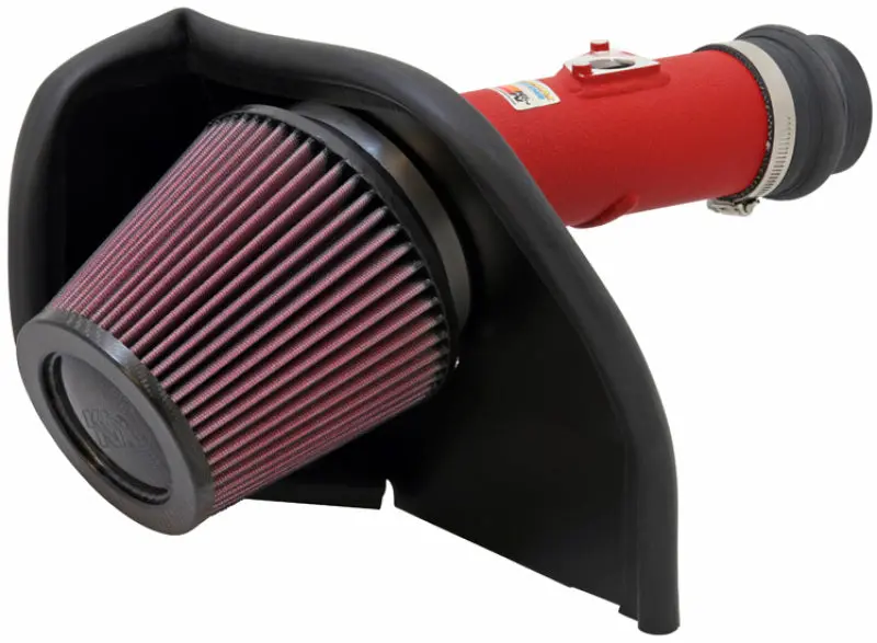 K&N 08-11 Wrx/Sti 2.5L H4 Red Typhoon Short Ram Intake 1