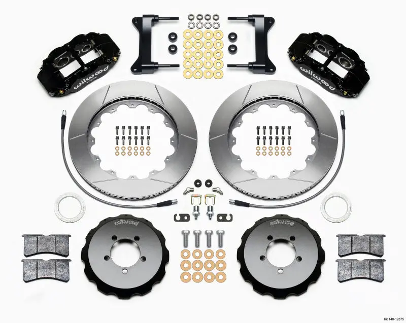 Wilwood Narrow Superlite 6R Front Hat Kit 14.00In 1999-2012 Subaru Wrx W/Lines 1