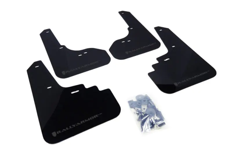 Rally Armor 05-09 Subaru Legacy / Outback Black Ur Mud Flap W/Grey Logo 1