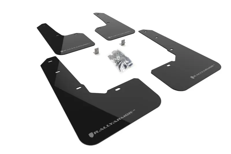 Rally Armor 22-25 Subaru Outback Wilderness Black Mud Flap Grey Logo 1