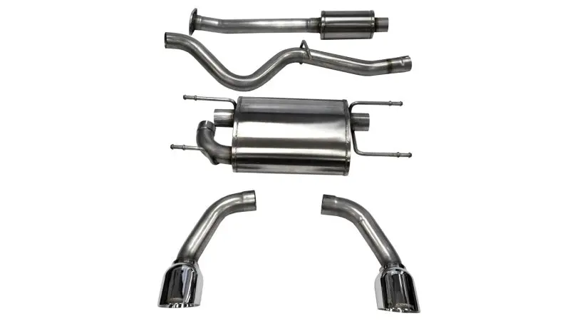 Corsa 2012-2025 Scion Frs / Subaru Brz Polished Sport Cat-Back Exhaust 1