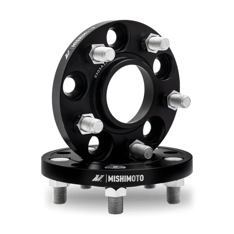 Mishimoto 5X114.3 20Mm 56.1 Bore M12 Wheel Spacers - Black 1