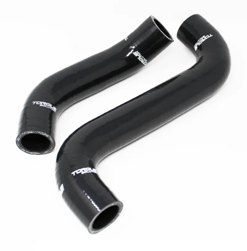 Torque Solution 02-07 Subaru Wrx / 04-07 Sti Silicone Radiator Hose Kit - Black 1
