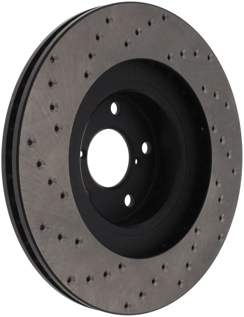 Stoptech 02-10 Wrx Drilled Right Front Rotor 1