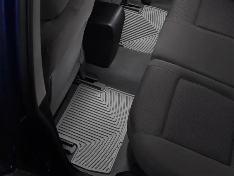 Weathertech 05+ Cadillac Sts Rear Rubber Mats - Grey 1