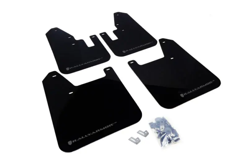 Rally Armor 98-02 Subaru Forester Black Ur Mud Flap W/ Grey Logo 1