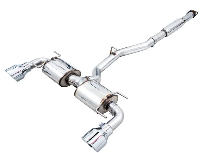 Awe Subaru Brz/ Toyota Gr86/ Toyota 86 Touring Edition Cat-Back Exhaust- Chrome Silver Tips 1