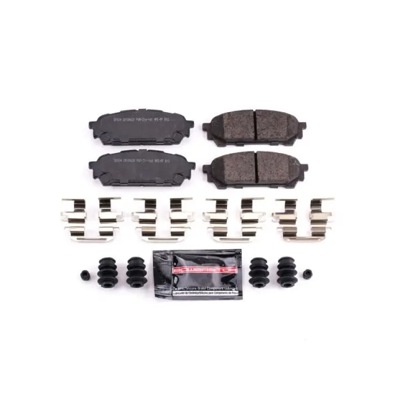 Power Stop 05-06 Saab 9-2X Rear Z23 Evolution Sport Brake Pads W/Hardware 1
