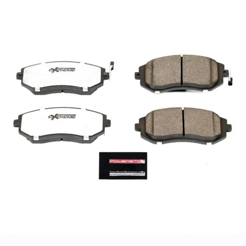 Power Stop 05-06 Saab 9-2X Front Z26 Extreme Street Brake Pads W/Hardware 1