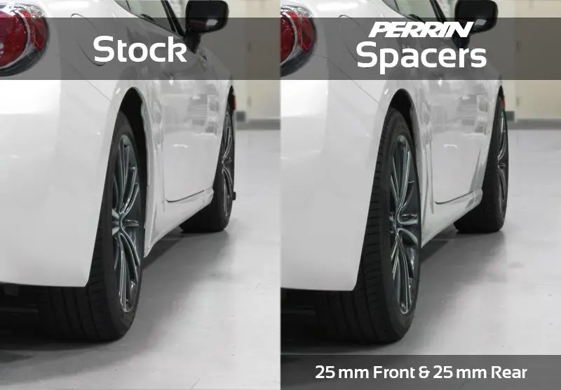 Perrin 02-14 Subaru Wrx / 2004 Sti / 13-25 Brz & Toyota Gr86 25Mm Wheel Spacers 5X100 56Mm Cb - Pair 1
