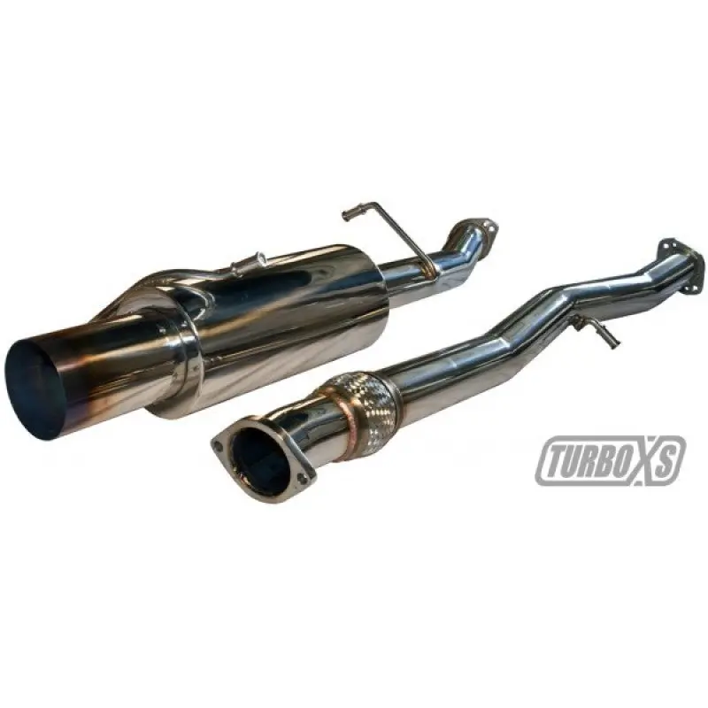 Turbo Xs 02-07 Wrx-Sti Catback Exhaust Blued Tips 1
