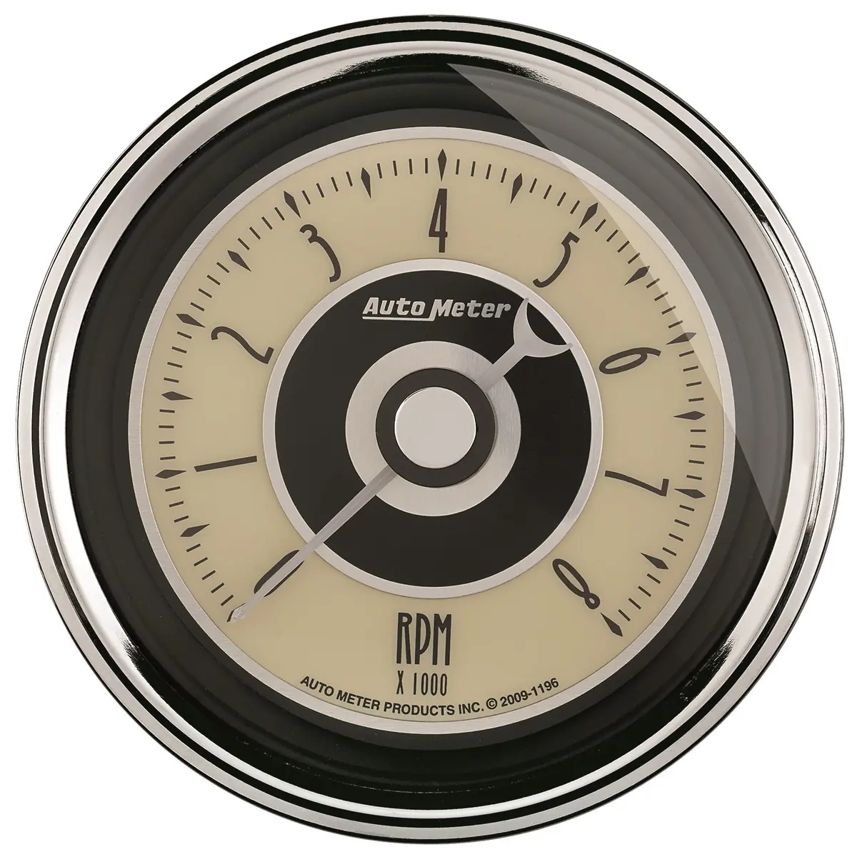 3-3/8 In. In-Dash Tachometer 0-8000 Rpm Cruiser Ad 1