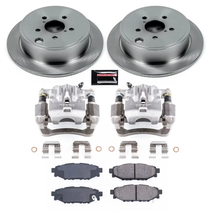 Power Stop 10-14 Subaru Legacy Rear Autospecialty Brake Kit W/Calipers 1