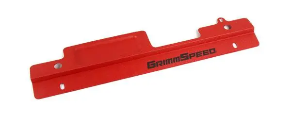 Grimmspeed 02-07 Subaru Impreza/Wrx / 04-07 Sti Radiator Shroud W/Tool Tray - Red 1