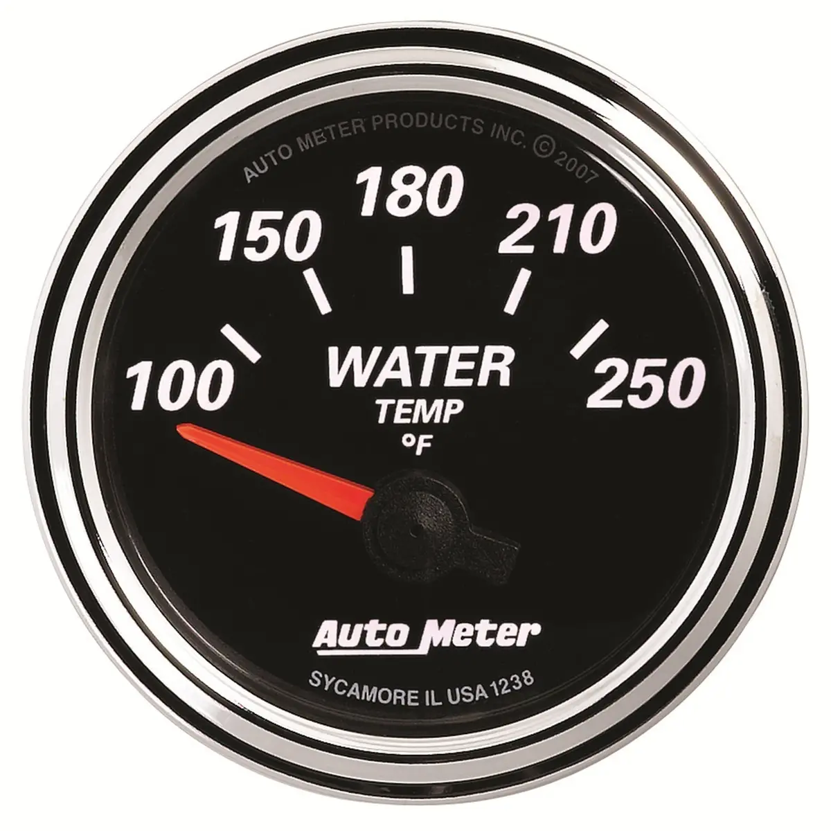 2-1/16 In. Water Temperature 100-250 Fahrenheit Designer Black Ii 1