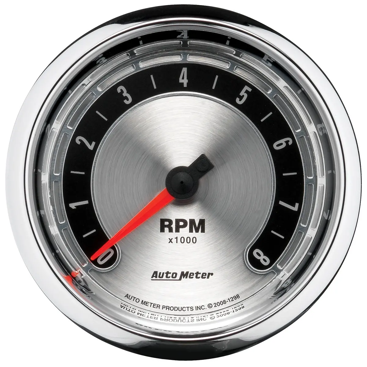 3-3/8 In. In-Dash Tachometer 0-8000 Rpm American Muscle 1