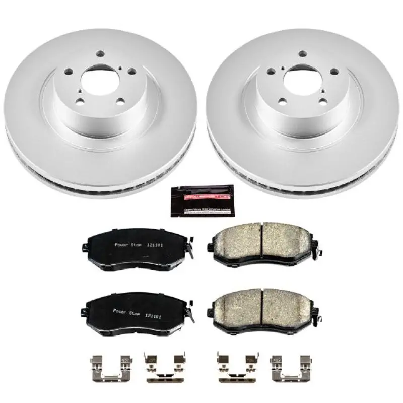 Power Stop 13-16 Scion Fr-S Front Z17 Evolution Geomet Coated Brake Kit 1