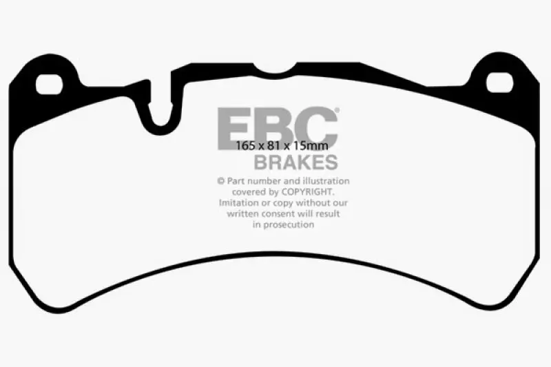 Ebc 06-08 Ferrari 599 6.0 Redstuff Front Brake Pads 1