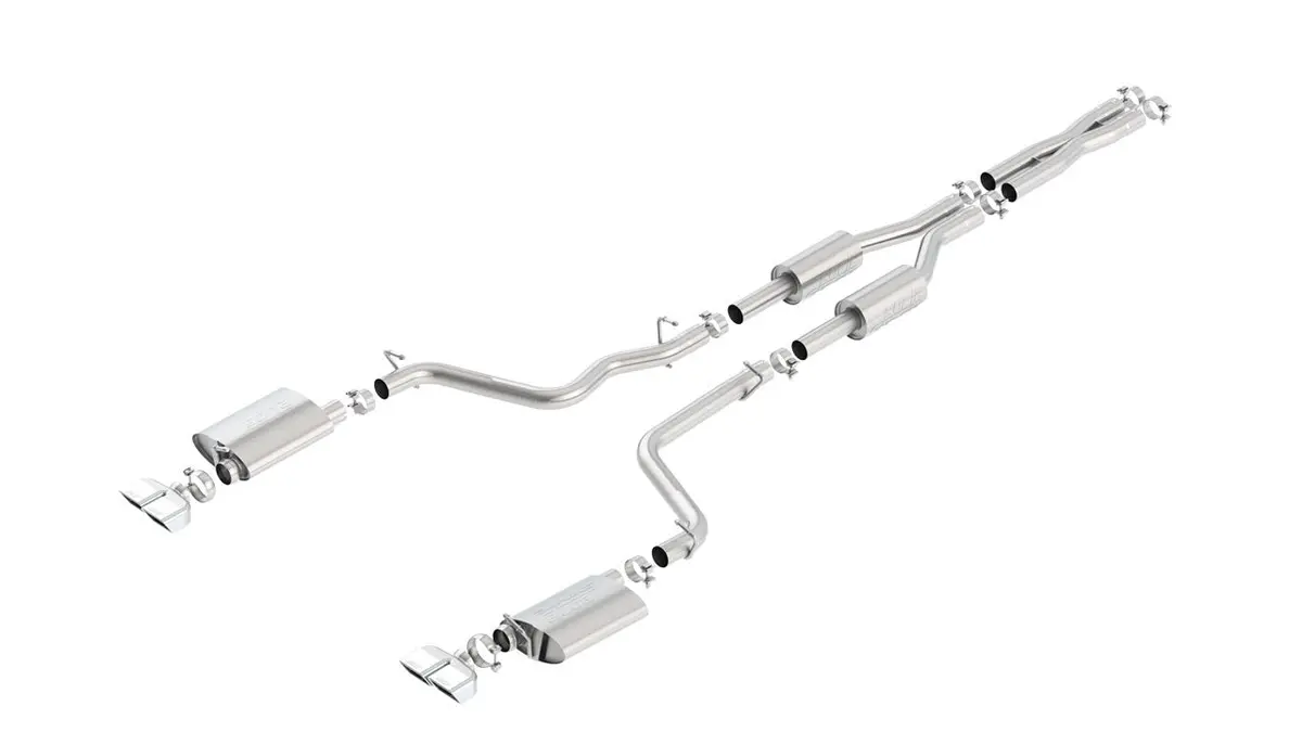 Borla S-Type Cat-Back Exhaust System – Compatible With 2009–2014 Dodge Challenger R/T 5.7L 1