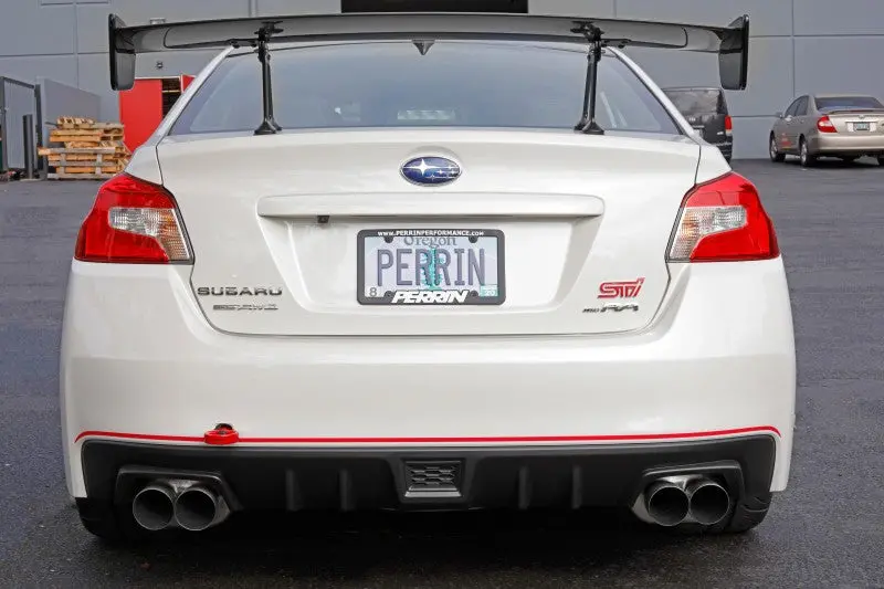 Perrin Rear Tow Hook Kit For 2015–2019 Subaru Wrx & Sti – Red Finish 1