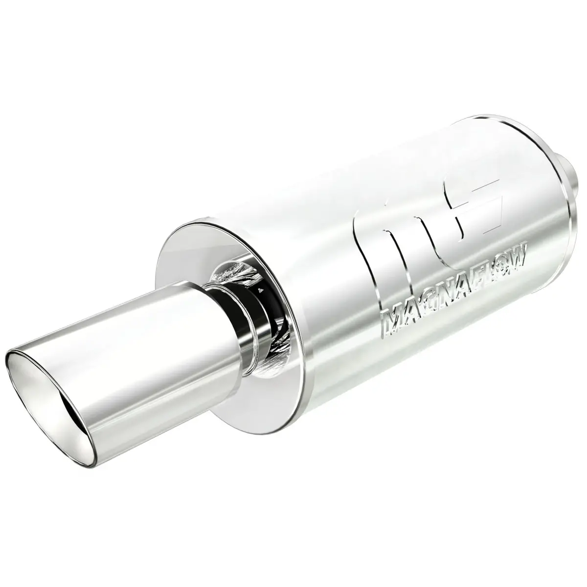 Magnaflow Street 7In. Round Straight-Through Performance Exhaust Muffler 14826 1