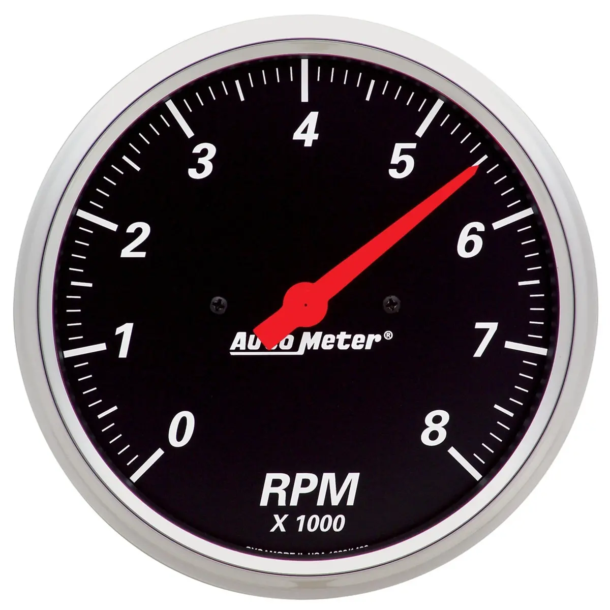 5 In. In-Dash Tachometer 0-8000 Rpm Designer Black 1