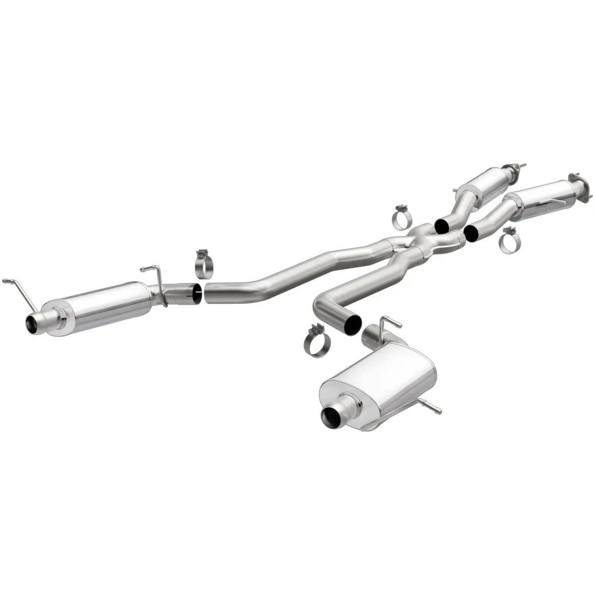 Magnaflow 2012-2021 Jeep Grand Cherokee Street Series Cat-Back Performance Exhaust System 1