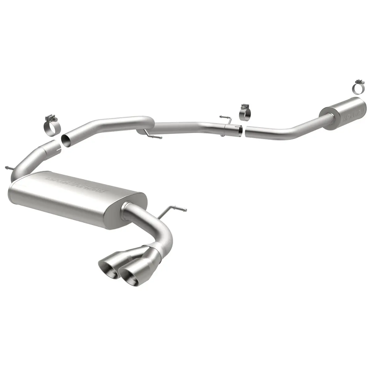 Magnaflow 2012-2018 Ford Focus Street Series Cat-Back Performance Exhaust System 1