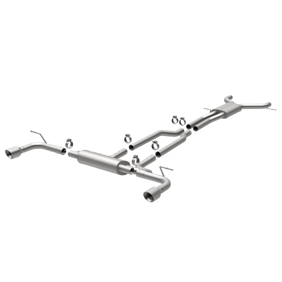 Magnaflow 2007-2015 Audi Q7 Touring Series Cat-Back Performance Exhaust System 1