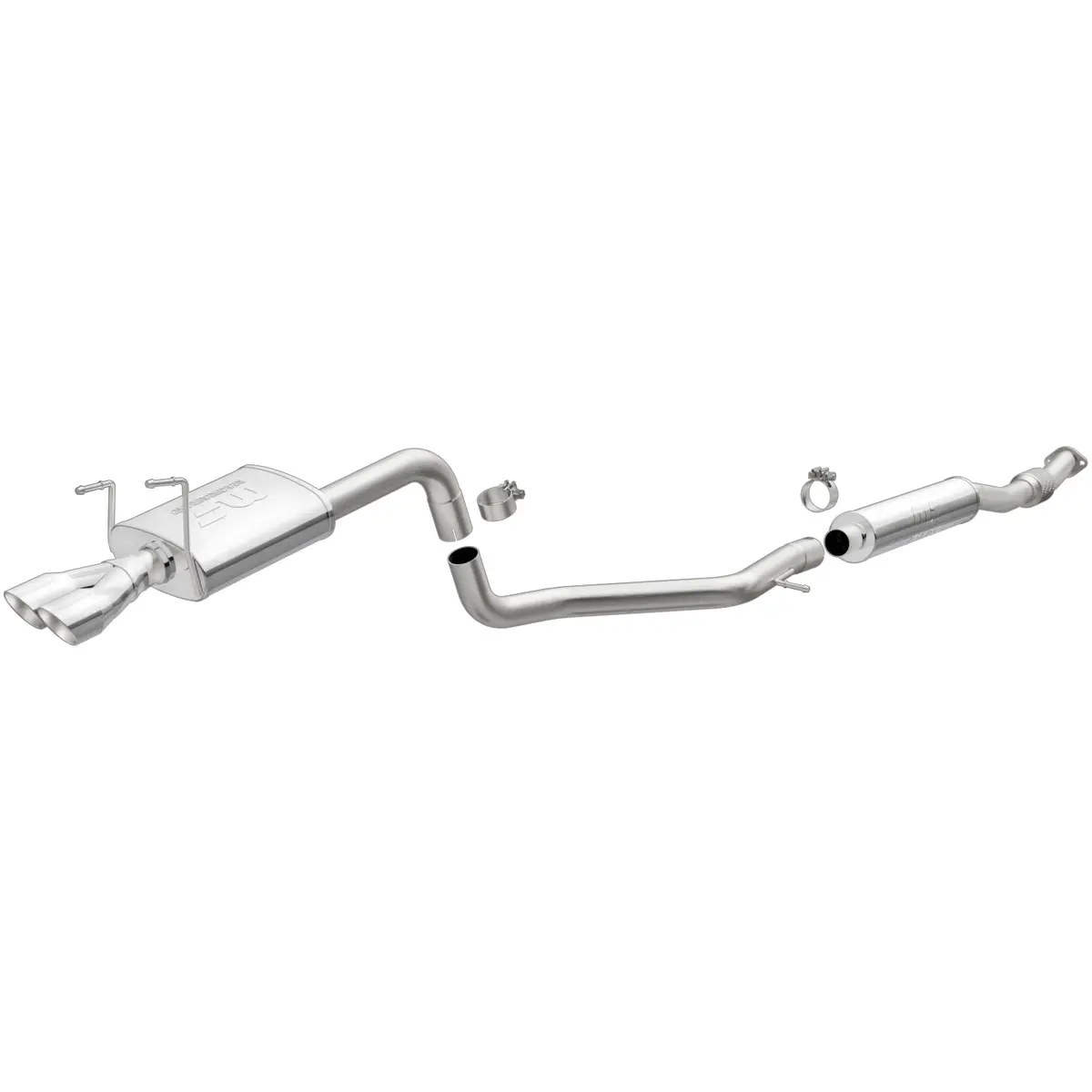 Magnaflow 2012-2019 Fiat 500 Touring Series Cat-Back Performance Exhaust System 15088 1