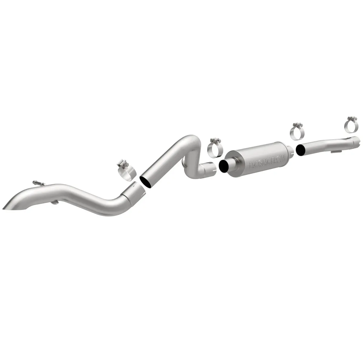 Magnaflow 2007-2011 Jeep Wrangler Rock Crawler Series Cat-Back Performance Exhaust System 1