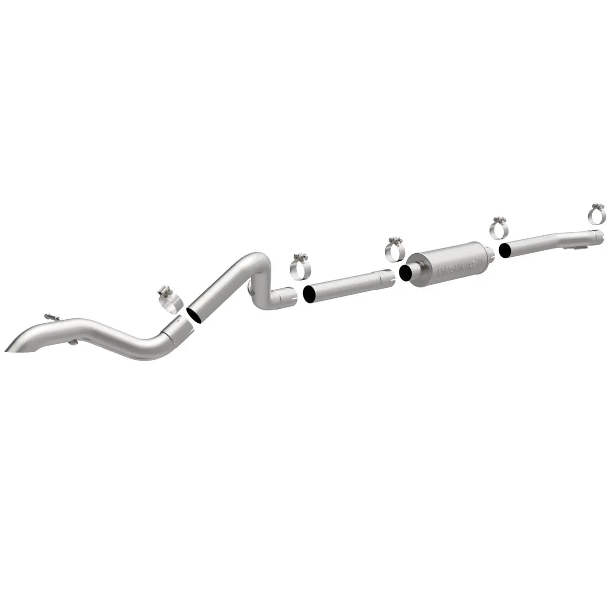 Magnaflow 2007-2011 Jeep Wrangler Rock Crawler Series Cat-Back Performance Exhaust System 1