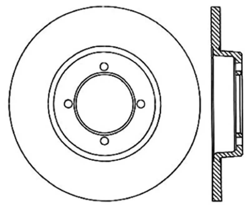 Stoptech Sport Slotted And Drilled Brake Rotors – High-Performance Replacement Pair 1
