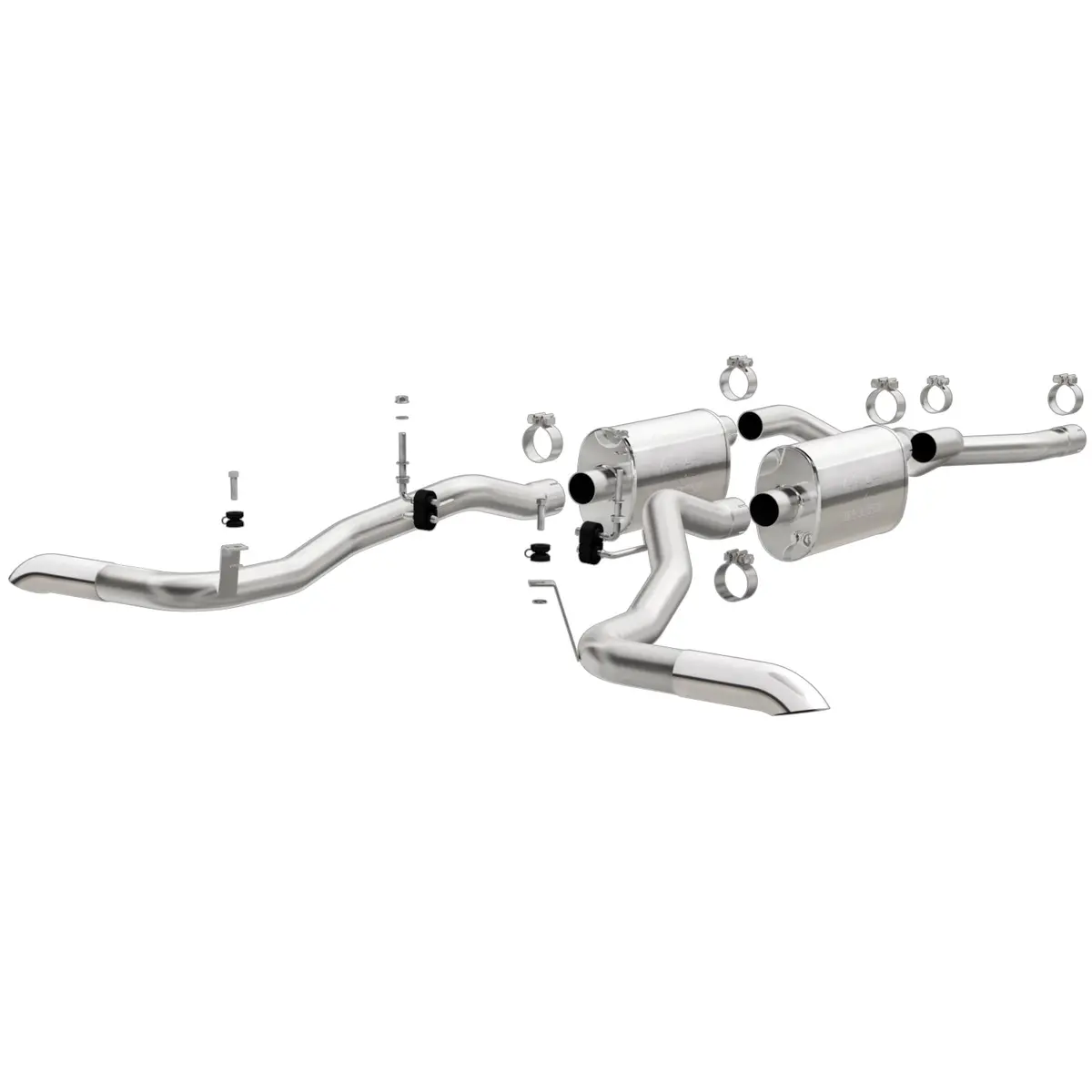 Magnaflow 1966-1977 Ford Bronco Street Series Crossmember-Back Performance Exhaust System 1