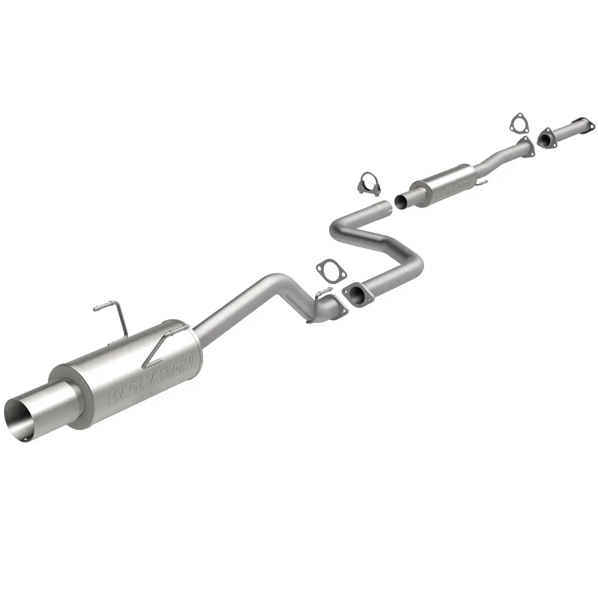 Magnaflow 1992-2000 Honda Civic Street Series Cat-Back Performance Exhaust System 1