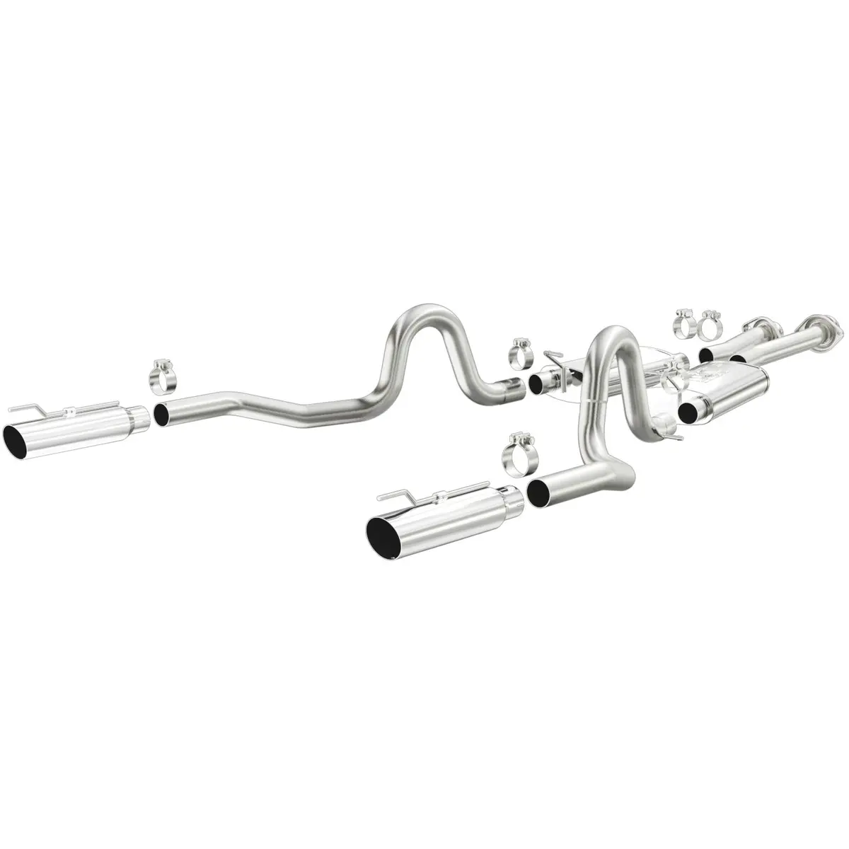 Magnaflow 1999-2004 Ford Mustang Street Series Cat-Back Performance Exhaust System 1