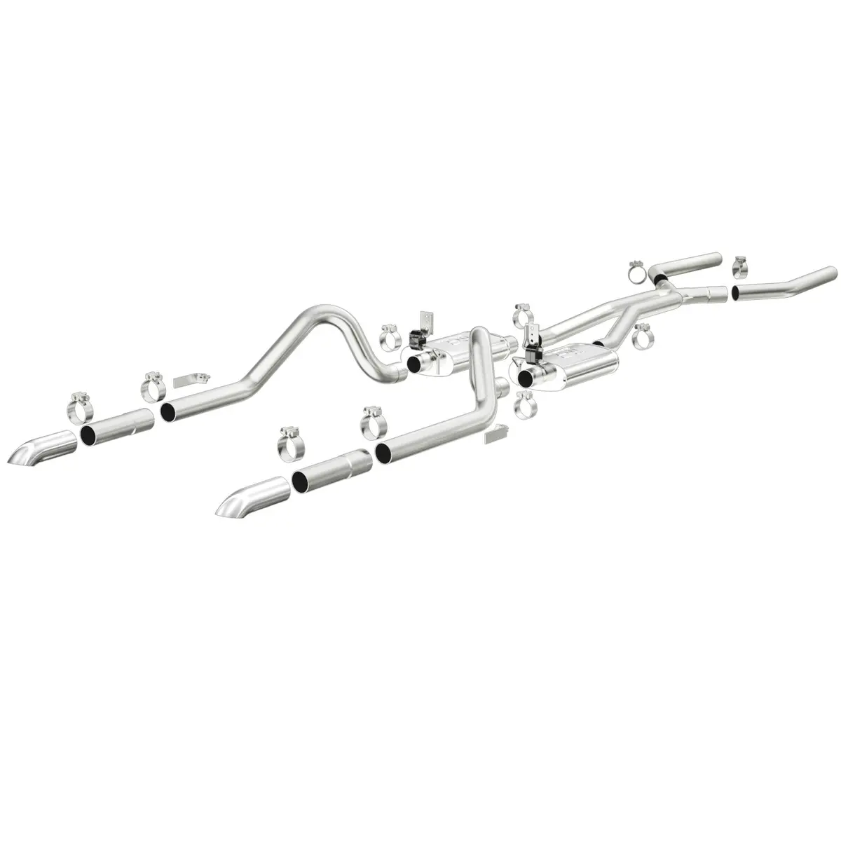 Magnaflow 1964-1966 Ford Mustang Street Series Crossmember-Back Performance Exhaust System 1