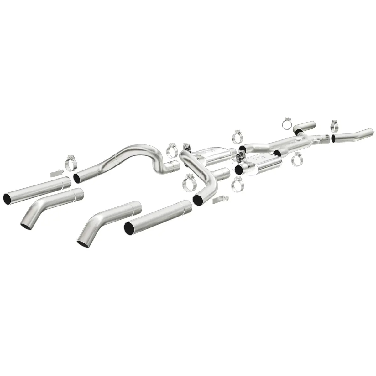 Magnaflow 1967-1970 Ford Mustang Street Series Crossmember-Back Performance Exhaust System 1