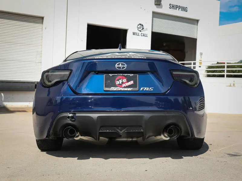 Afe Takeda Exhaust Axle-Back 13-15 Scion Frs / Subaru Brz 304Ss Blue Flame Dual Tips Exhaust 2