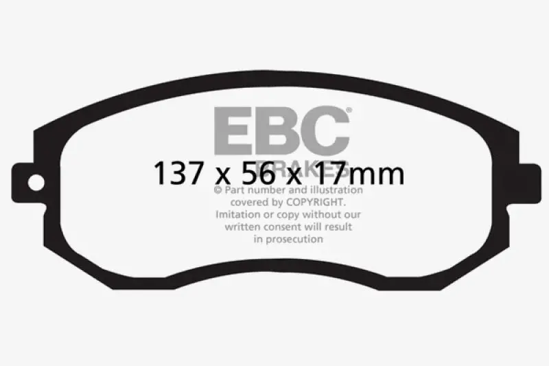 Ebc 12+ Scion Fr-S 2 Redstuff Front Brake Pads 1