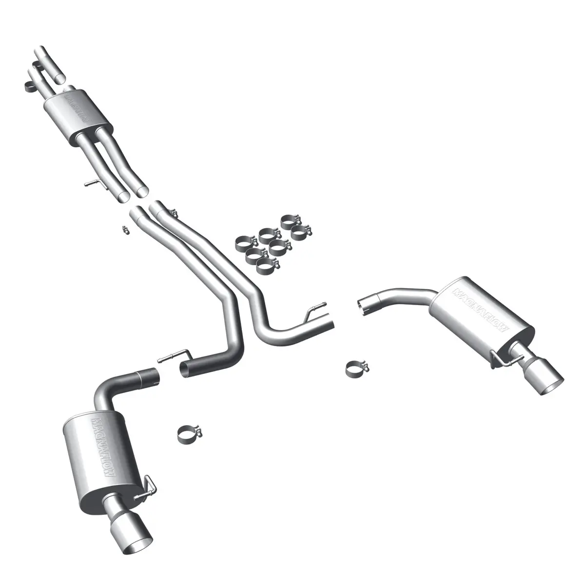 Magnaflow 2010-2019 Ford Flex Street Series Cat-Back Performance Exhaust System 1