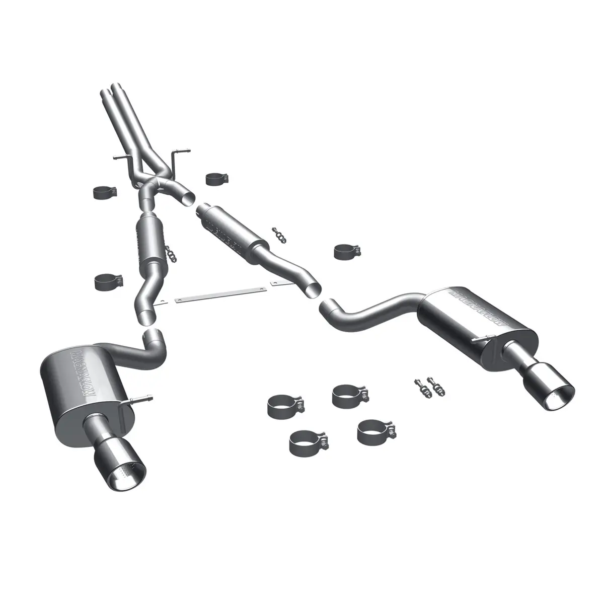 Magnaflow 2000-2004 Audi A6 Quattro Touring Series Cat-Back Performance Exhaust System 1