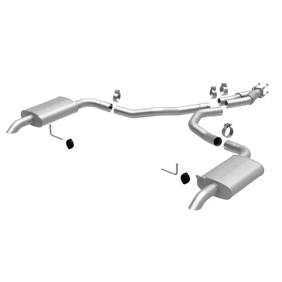 Magnaflow 1975-1979 Chevrolet Corvette Street Series Cat-Back Performance Exhaust System 1