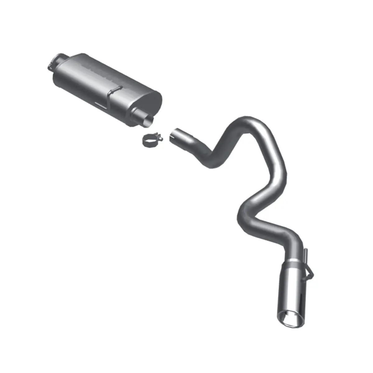 Magnaflow 1994-1997 Land Rover Defender 90 Touring Series Cat-Back Performance Exhaust System 1