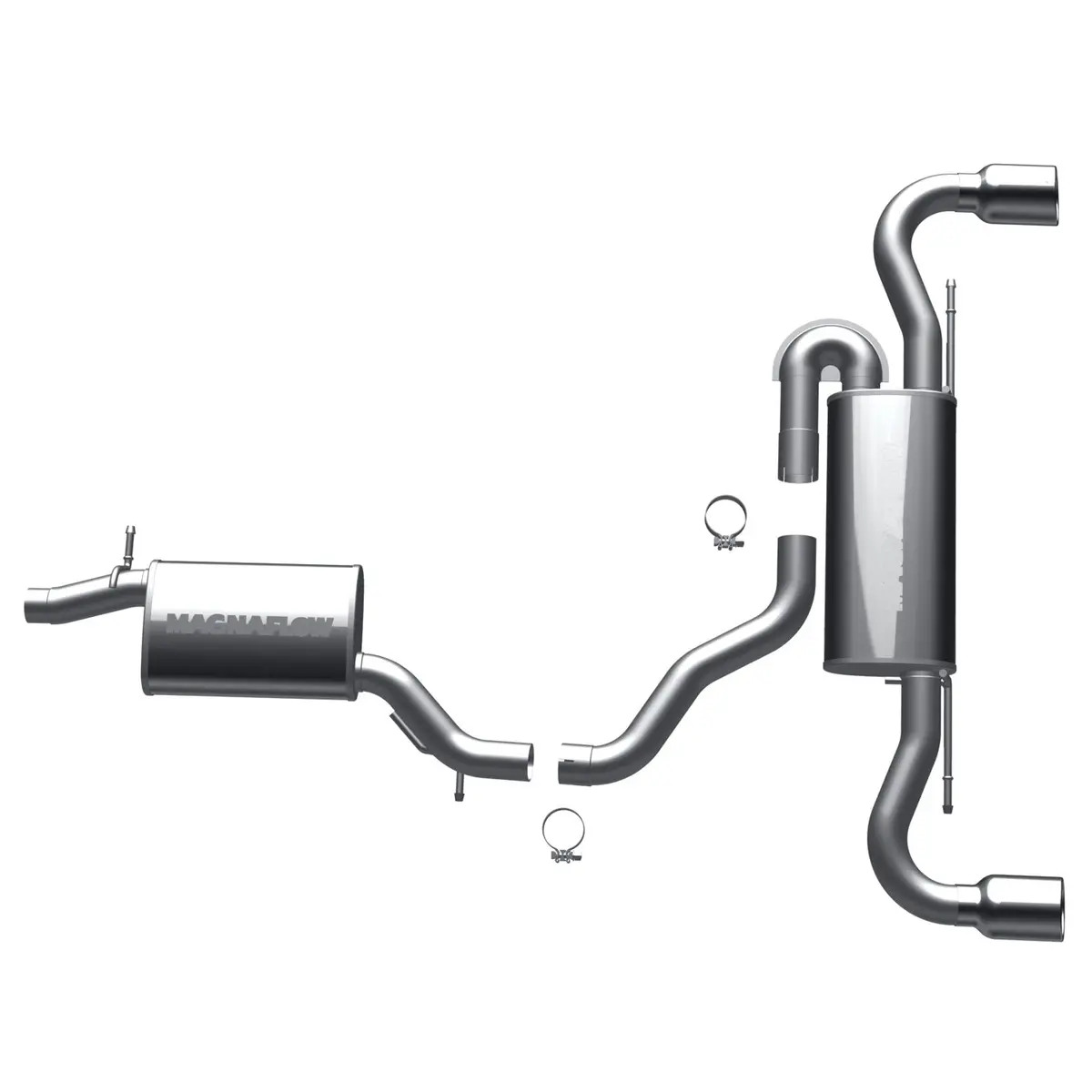 Magnaflow 2008-2009 Audi Tt Quattro Touring Series Cat-Back Performance Exhaust System 1