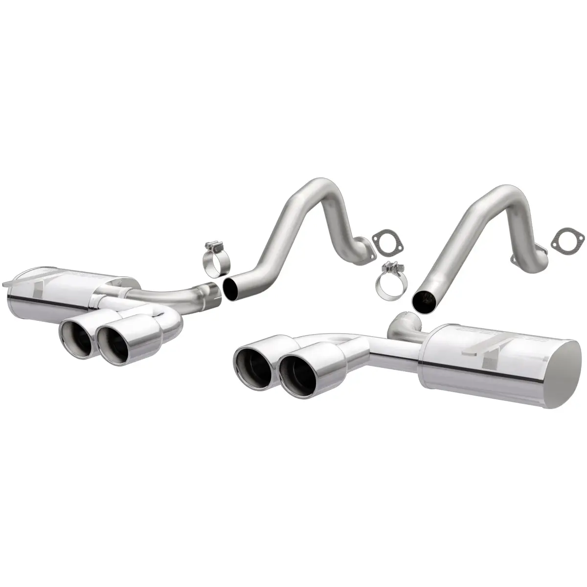 Magnaflow 1997-2004 Chevrolet Corvette Street Series Axle-Back Performance Exhaust System 1