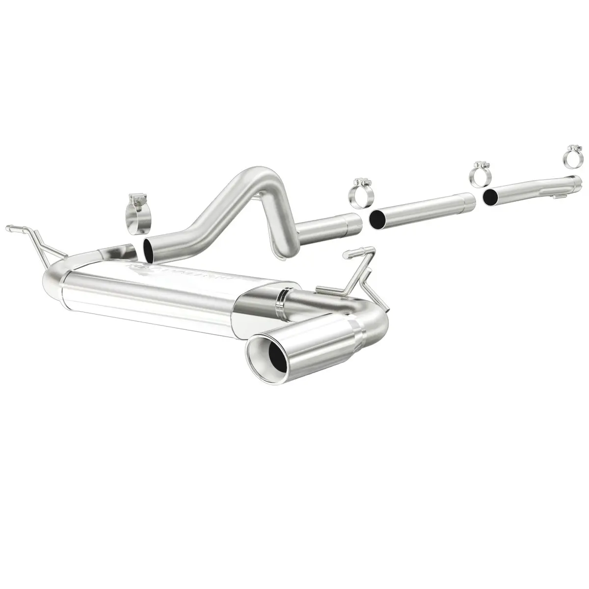 Magnaflow 2007-2011 Jeep Wrangler Street Series Cat-Back Performance Exhaust System 1